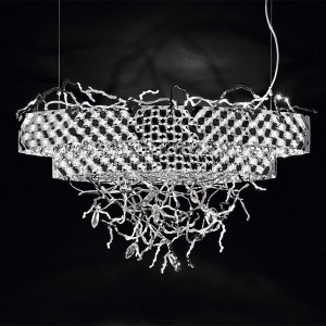 Подвесной светильник Groovy 464/6  pure steel