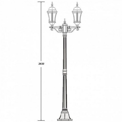 Наземный фонарь  91308L A Gb