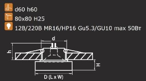 Точечный светильник Lui mini 006146