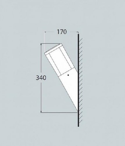 Настенный светильник уличный Carlo DR1.571.000.AXU1L
