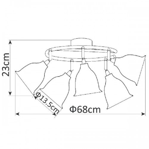 Спот Campana A9557PL-5CC