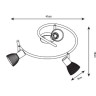 Спот Parry A5062PL-3SS