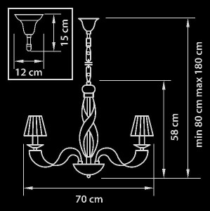 Подвесная люстра ALVEARE 702084