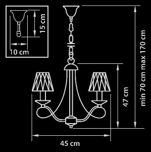 Подвесная люстра RICCIO 705034