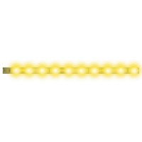 Светодиодная лента  ULS-N21-2835-120LED/m-8mm-IP67-220V-8W/m-50M-YELLOW бобина