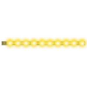 Светодиодная лента  ULS-N21-2835-120LED/m-8mm-IP67-220V-8W/m-50M-YELLOW бобина