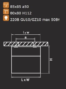Точечный светильник Ottico qua 214429