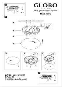 Настенно-потолочный светильник Kirsten 41671