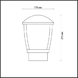Наземный светильник Tako 4051/1B