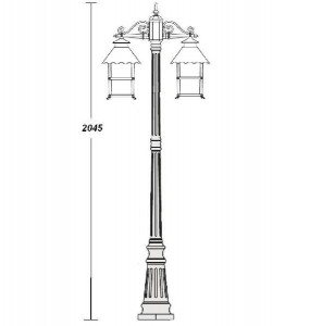 Наземный фонарь 81409 А Gb