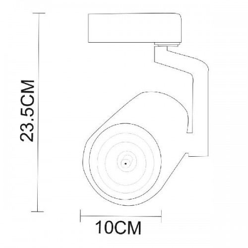 Трековый светильник Traccia A2330PL-1BK