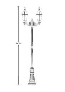 Наземный фонарь 89409 A Bl