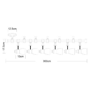 Трековая система в сборе Rails Kits A3058PL-6BK