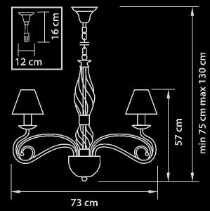 Подвесная люстра ESEDRA 782080
