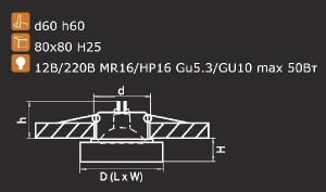 Точечный светильник Lui mini 006147