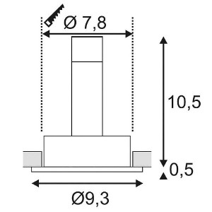 Точечный светильник New 113500