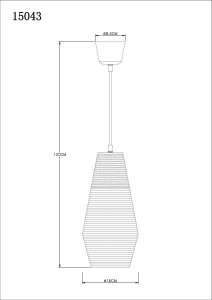 Подвесной светильник Wayne 15043