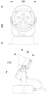 Прожектор уличный Power Spot 730284