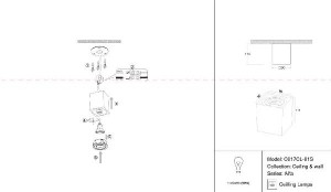 Точечный светильник Alfa C017CL-01S
