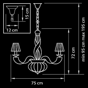 Подвесная люстра ALVEARE 702104