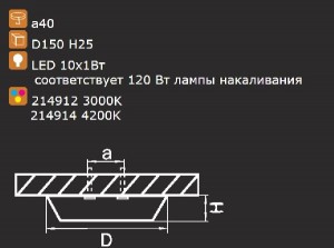 Точечный светильник URBANO 214912