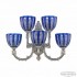 Бра 7109 7109B15/3+2/210 NW P1 U Clear-Blue/H-1H