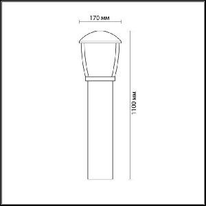 Наземный светильник Tako 4051/1F