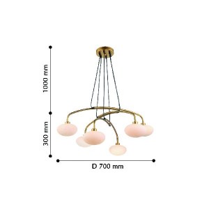 Подвесная люстра Bindweed 2365-6P