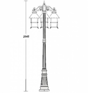 Наземный фонарь 81409 В Gb