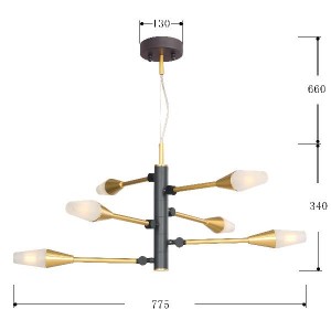 Подвесная люстра Incognita 2565-6P