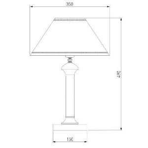 Интерьерная настольная лампа Lorenzo 60019/1 венге