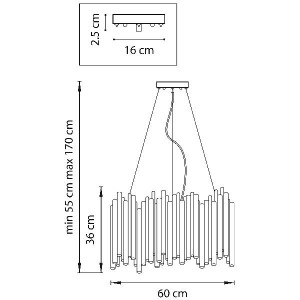 Подвесная люстра Savona 816107