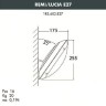 Настенный светильник уличный Lucia 1R3.602.000.LYE27