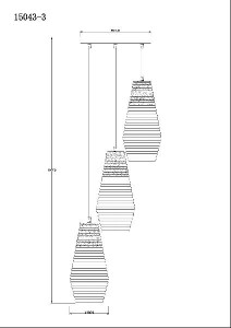 Подвесной светильник Wayne 15043-3