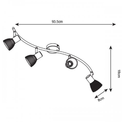Спот Parry A5062PL-4SS