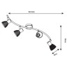 Спот Parry A5062PL-4SS