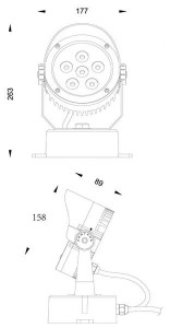 Прожектор уличный Power Spot 730287