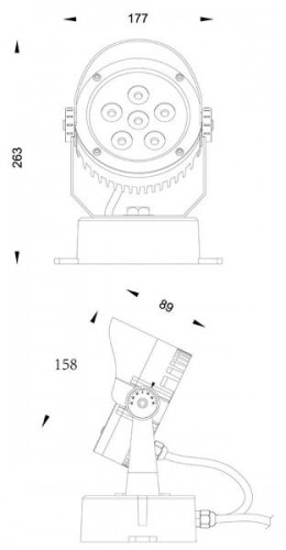 Прожектор уличный Power Spot 730287