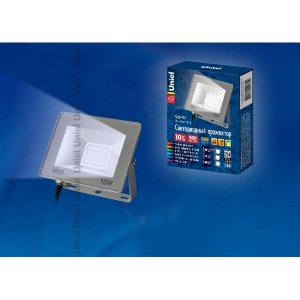 Прожектор уличный  ULF-F15-10W/DW IP65 185-240В SILVER