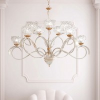 Подвесная люстра Artica 1864/10 Bianco Oro