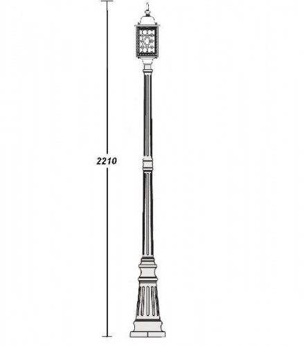Наземный фонарь  64809S Bl