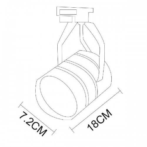 Трековый светильник Cinto A2707PL-1BK