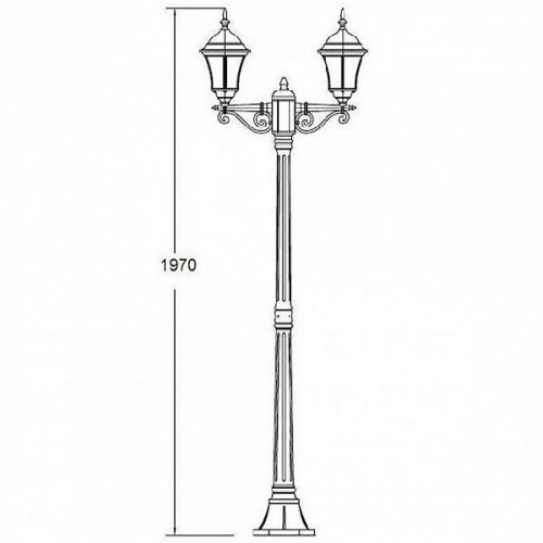 Наземный фонарь  91308S A Bl