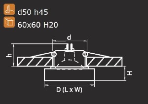Точечный светильник Lui micro 006160