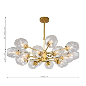 Потолочная люстра Recens 2625-16P