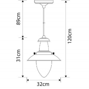 Подвесной светильник Fisherman A5530SP-1CC