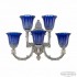 Бра 7109 7109B15/3+2/210 NW P2 U Clear-Blue/H-1K