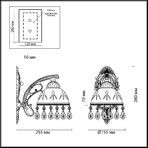 Бра Avifa 2989/1W