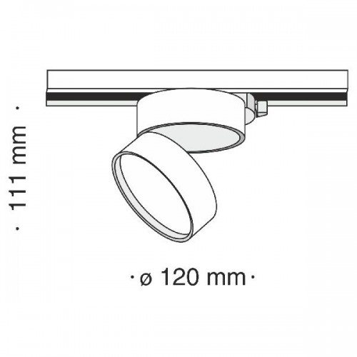 Трековый светильник Track lamps TR007-1-18W3K-W4K