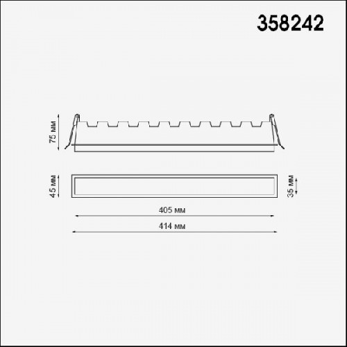 Точечный светильник Hielo 358242